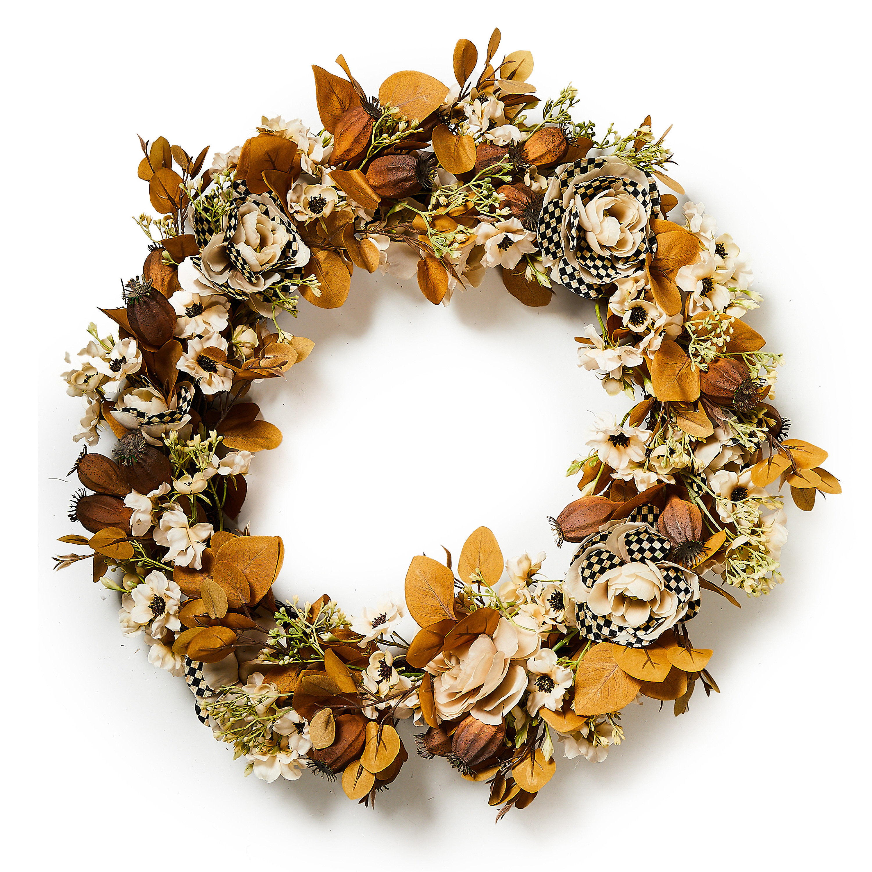 MacKenzie-Childs Cafe Floral 24" Wreath | MacKenzie-Childs