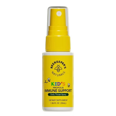 Beekeepers Naturals Kids' Propolis Immune Support Spray - 1 fl oz: Drug-Free, Dye-Free, No Artificial Sweeteners | Target