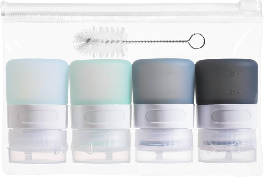 MICEBAY 1 oz Condiment Squeeze Bottles, Leakproof Salad Dressing Container | Amazon (US)