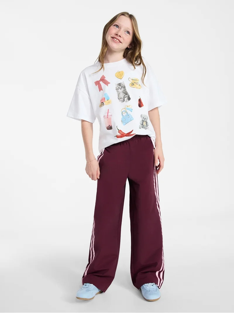 Weekend Academy Girls Graphic Tee with Short Sleeves, Sizes 4-18 | Walmart (US)