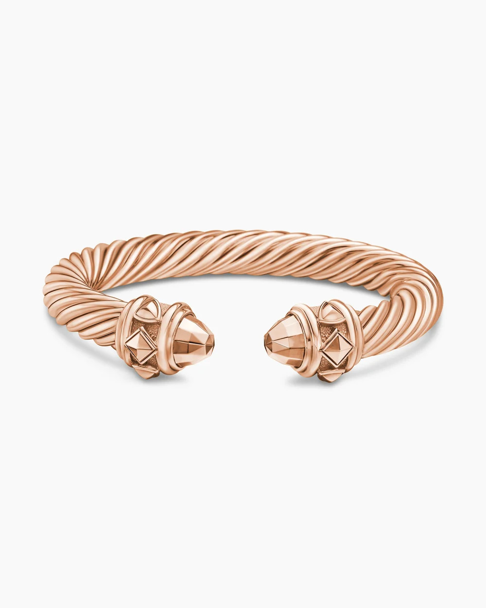 David Yurman | Renaissance\u00ae Cablespira\u00ae Bracelet in 18K Rose Gold, 9mm | David Yurman