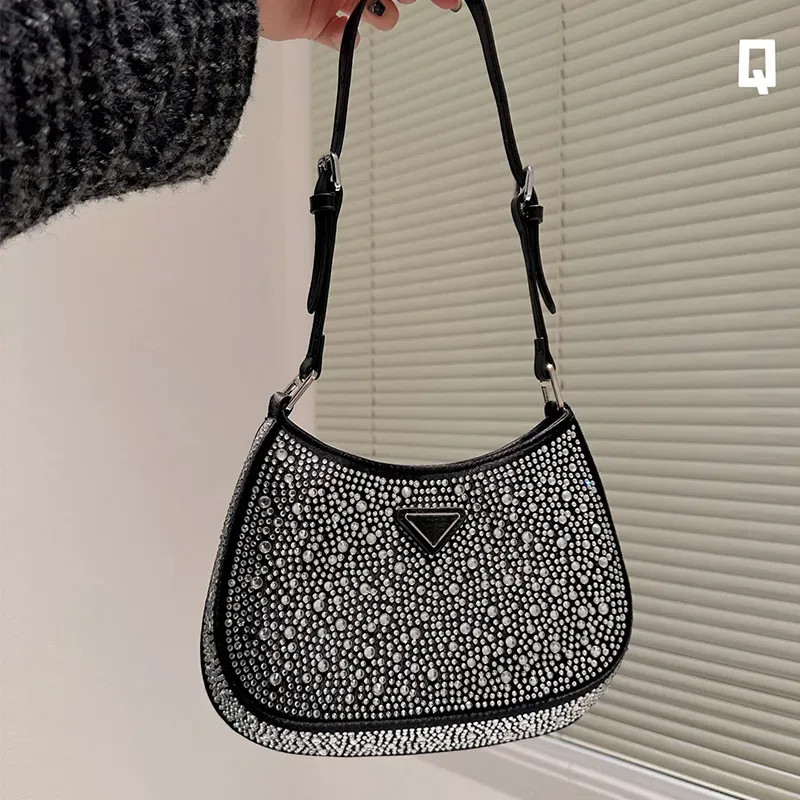 Save Big on Bulk Rhinestone Evening Bags Rhinestone Handbag Evening Fashion Shoulder Bags Luxury ... | DHGate