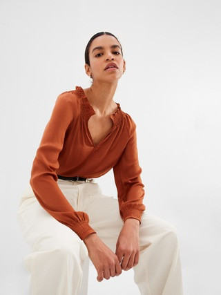 Smock Neck Top | Gap (US)