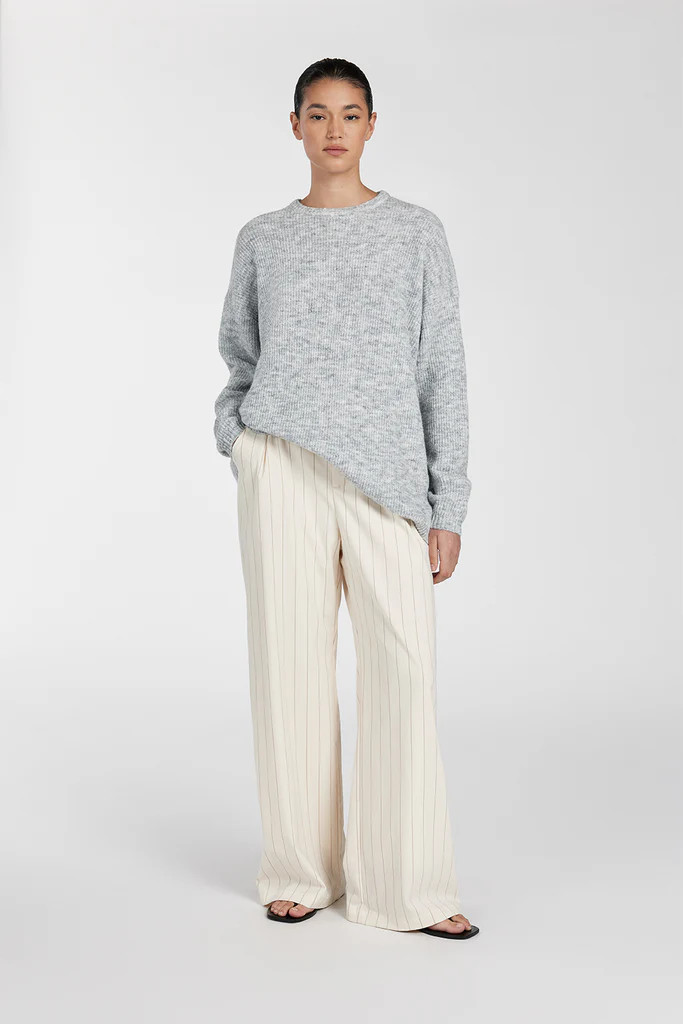 SANDER CREAM STRIPE PANT | DISSH