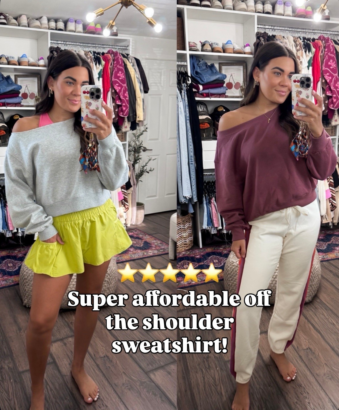 Off the shoulder sweatshirt- in mediums

#LTKootd #LTKSeasonal #LTKSaleAlert