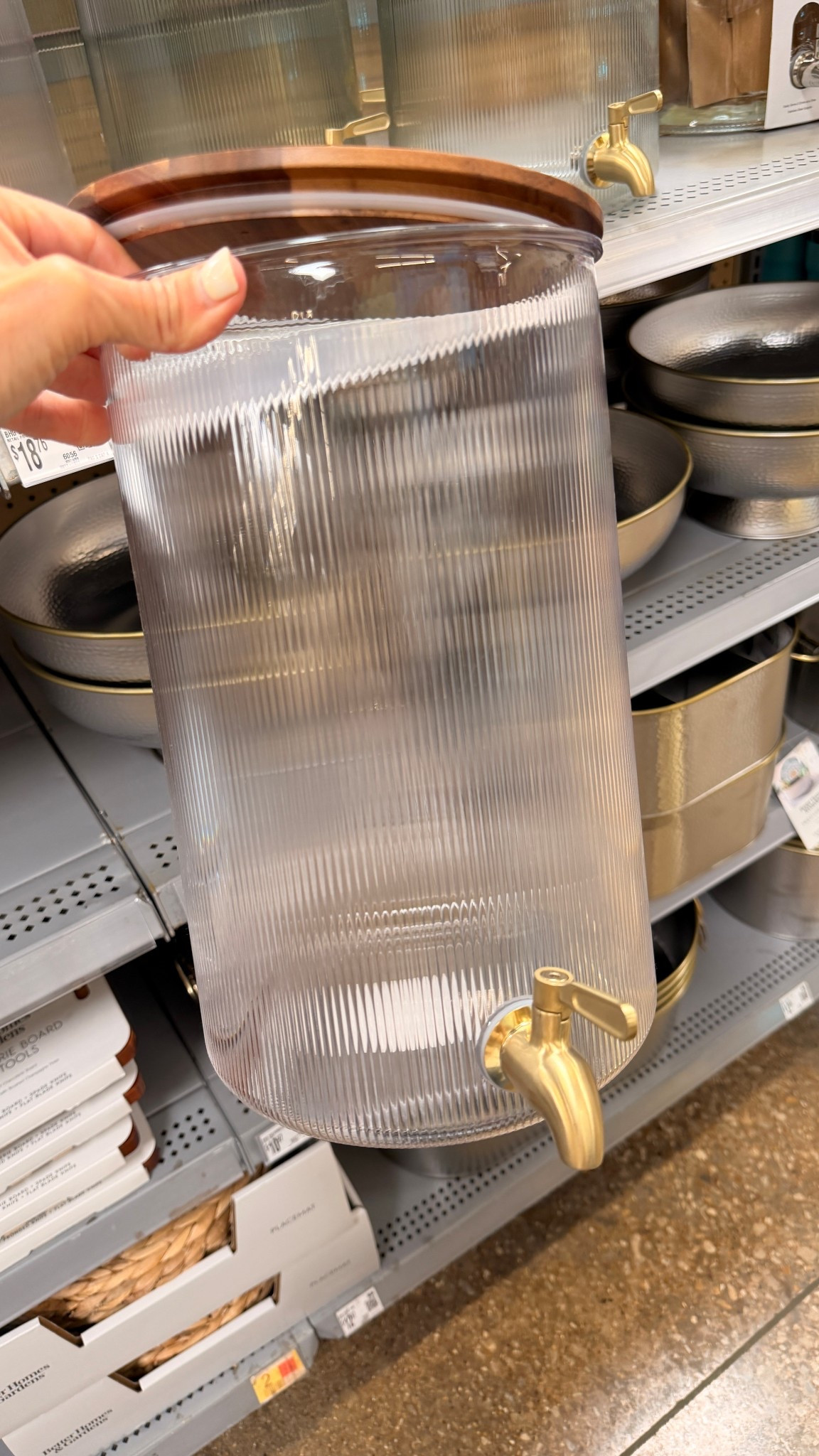 This is so great! Looks more expensive than $19! 
Love the brushed gold spout 



#LTKfoodie #LTKHome #LTKOver40