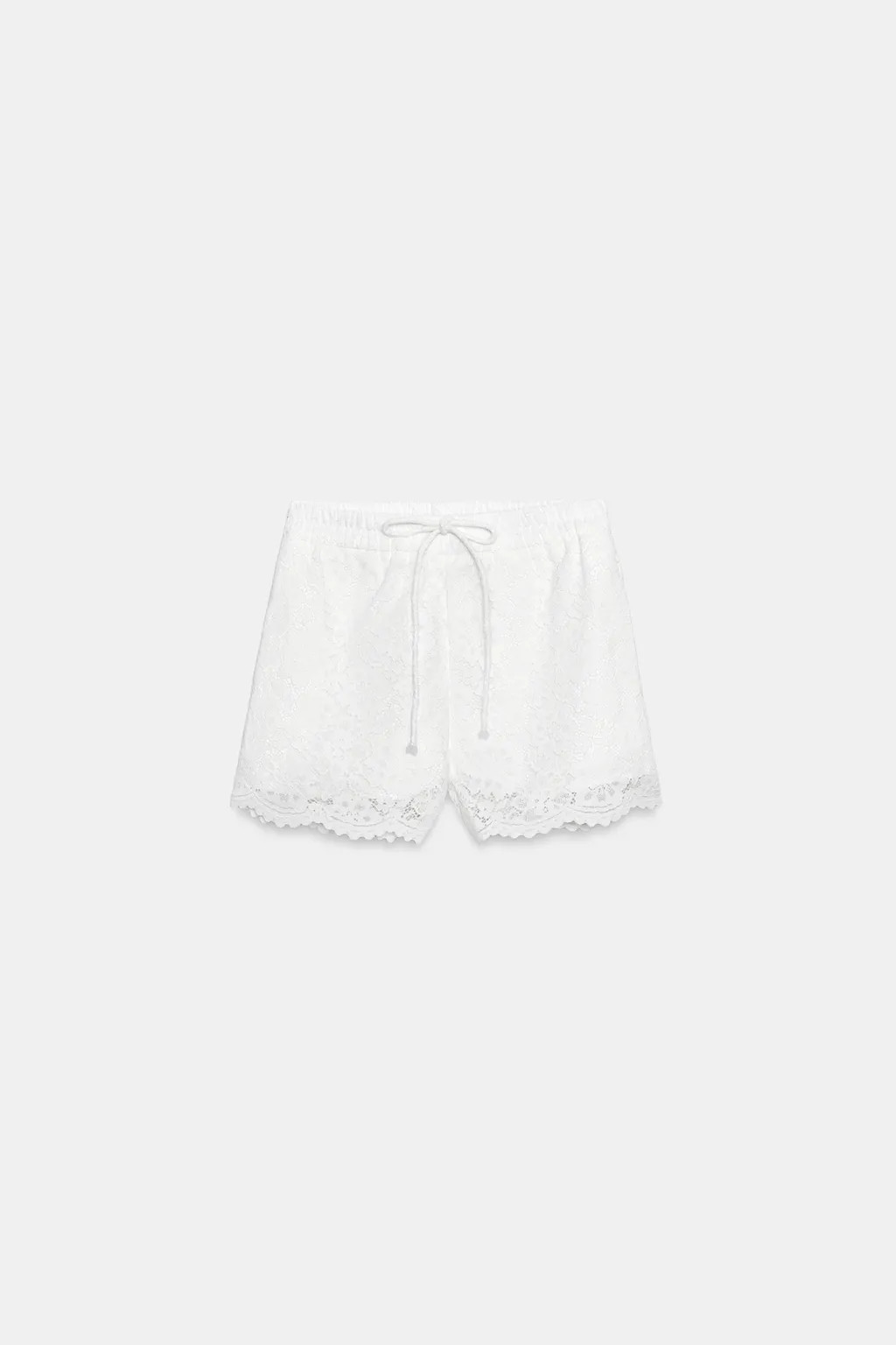 LACE BERMUDA SHORTS | Zara UK