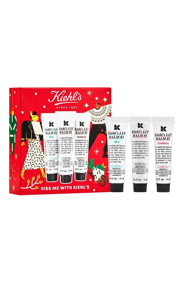 Kiss Me With Kiehl's Full Size Lip Balm #1 Set | Nordstrom