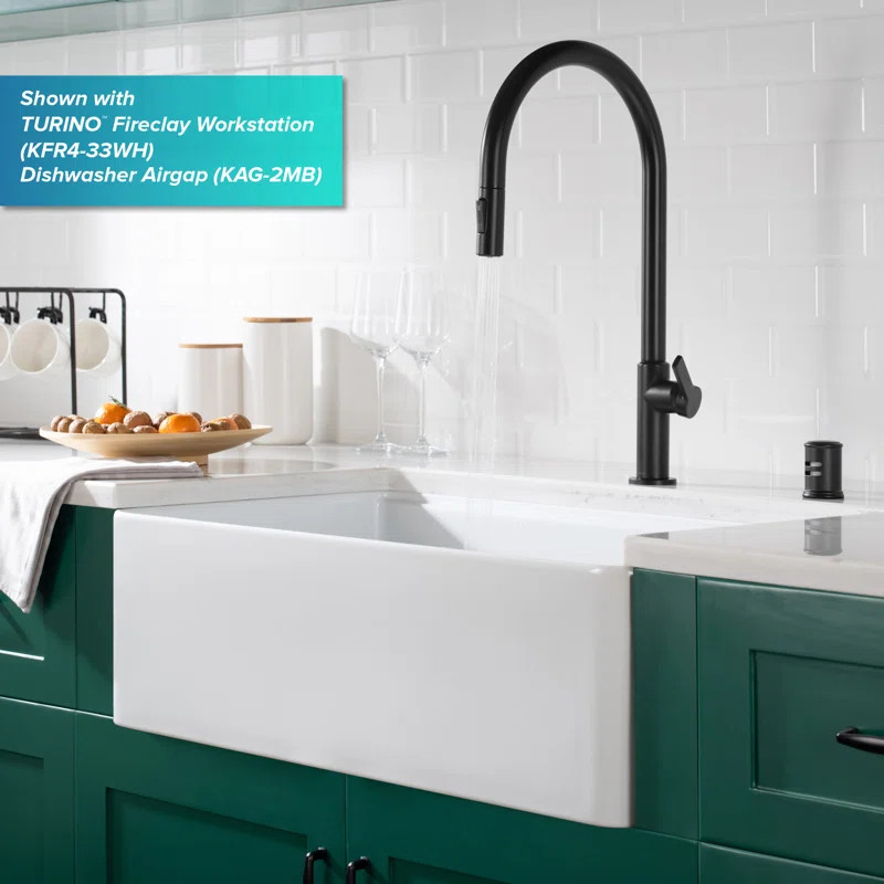 Oletto Single Handle Pull-Down Kitchen Faucet | Wayfair North America
