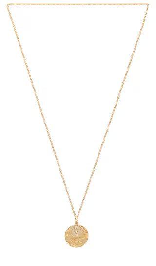 SHASHI Double Coin Necklace in Gold | Revolve Clothing (Global)