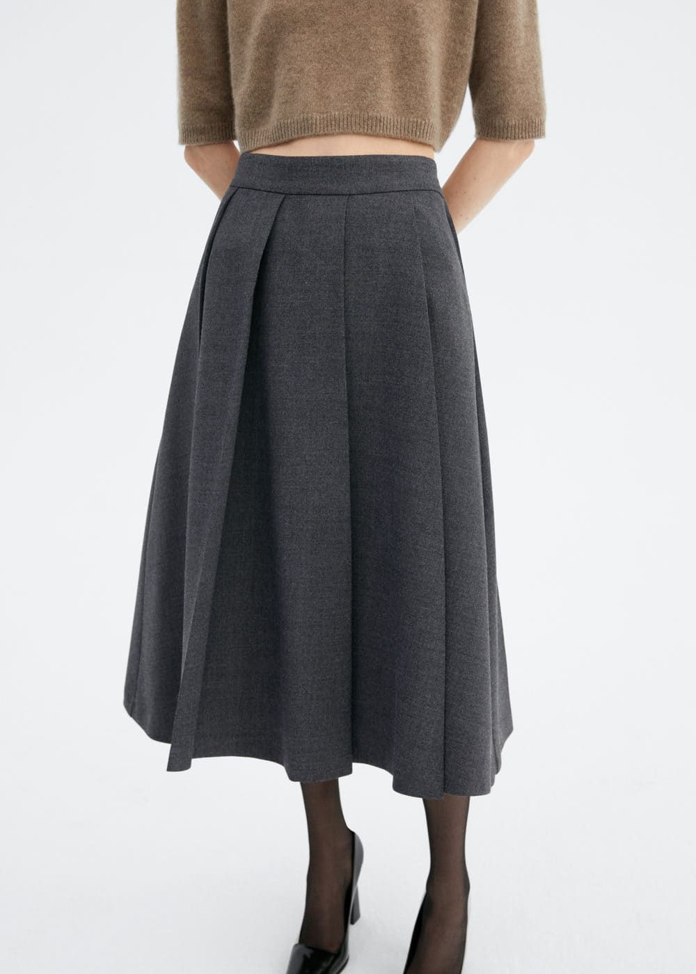 Plank midi-skirt -  Women | Mango USA | MANGO (US)