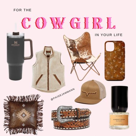 Cowgirl Christmas, cowgirl wishlist, gift for her, gift for cowgirl, western gift for her, western gift, Stanley cup, cowhide, cowhide chair, perfume, amazon western, amazon western home find, gift guide, western gift guide

#LTKGiftGuide