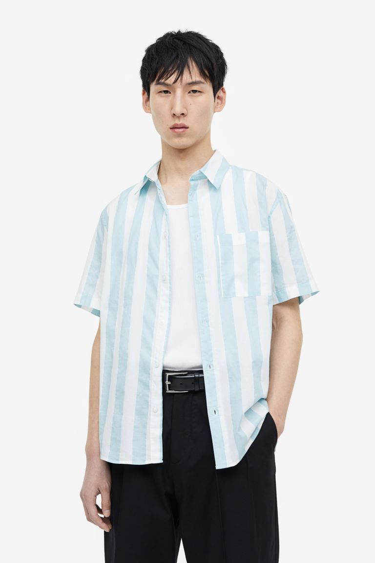 Regular Fit Cotton Shirt | H&M (US + CA)