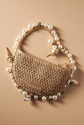 Melie Bianco Isla Straw Top Handle Bag | Anthropologie (US)