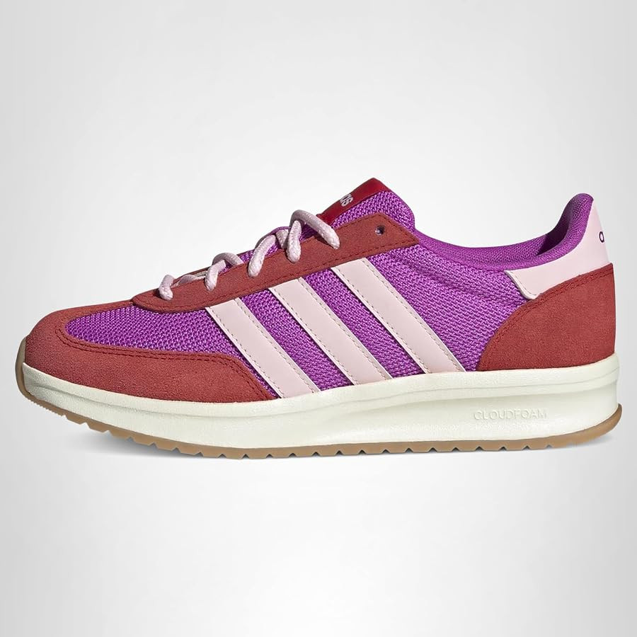 adidas Womens Run 70S 2.0 Lace Up Sneakers Shoes Casual - Black | Amazon (US)