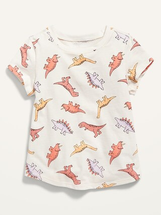 Printed Crew-Neck T-Shirt for Toddler Girls | Old Navy (US)