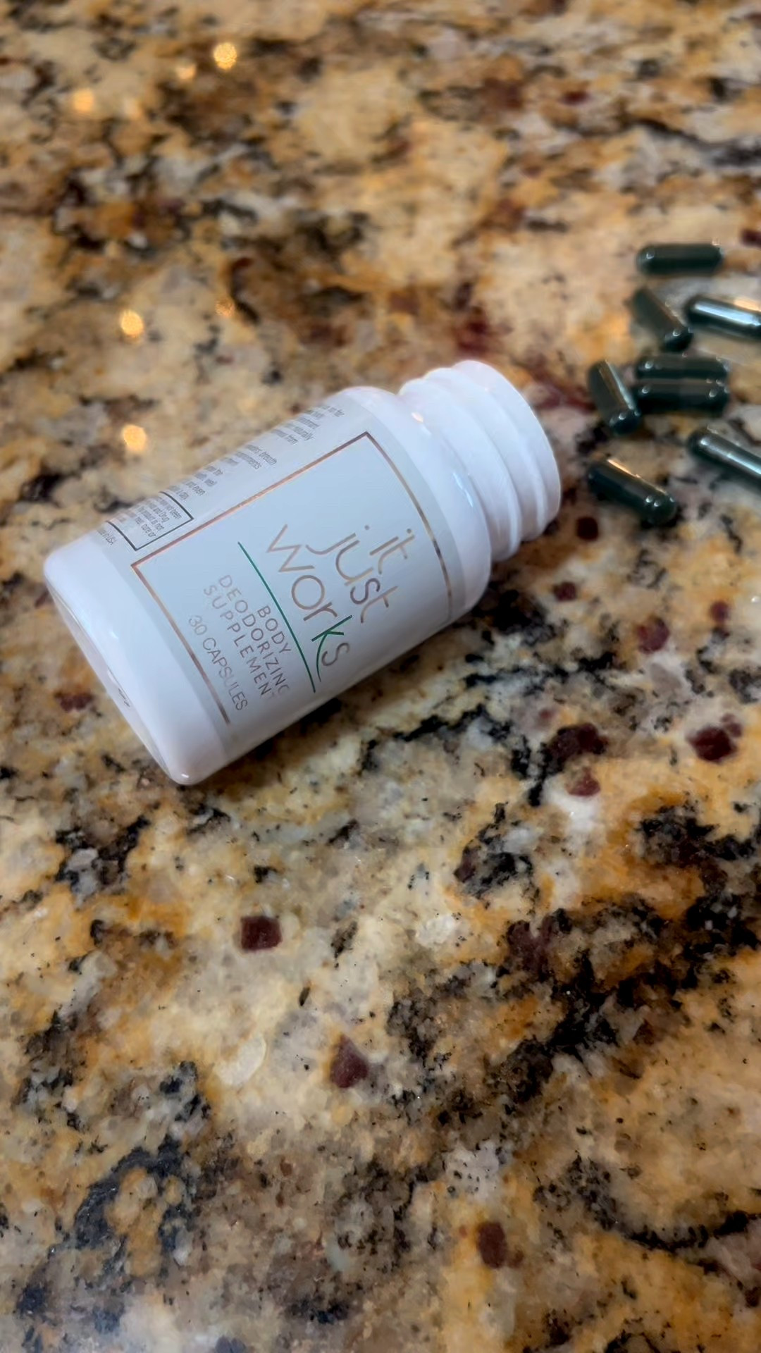 Ditch the liquid chlorophyll and get the ItJustWorks capsules! It makes getting your chlorophyll in super easy and quick! Chlorophyll is a body deodorizer from the inside out!

#itjustworks #chlorophyll #bodydeoderizer #deoderant #bodydeoderant 

#LTKBeauty #LTKselfcare #LTKmorningroutine