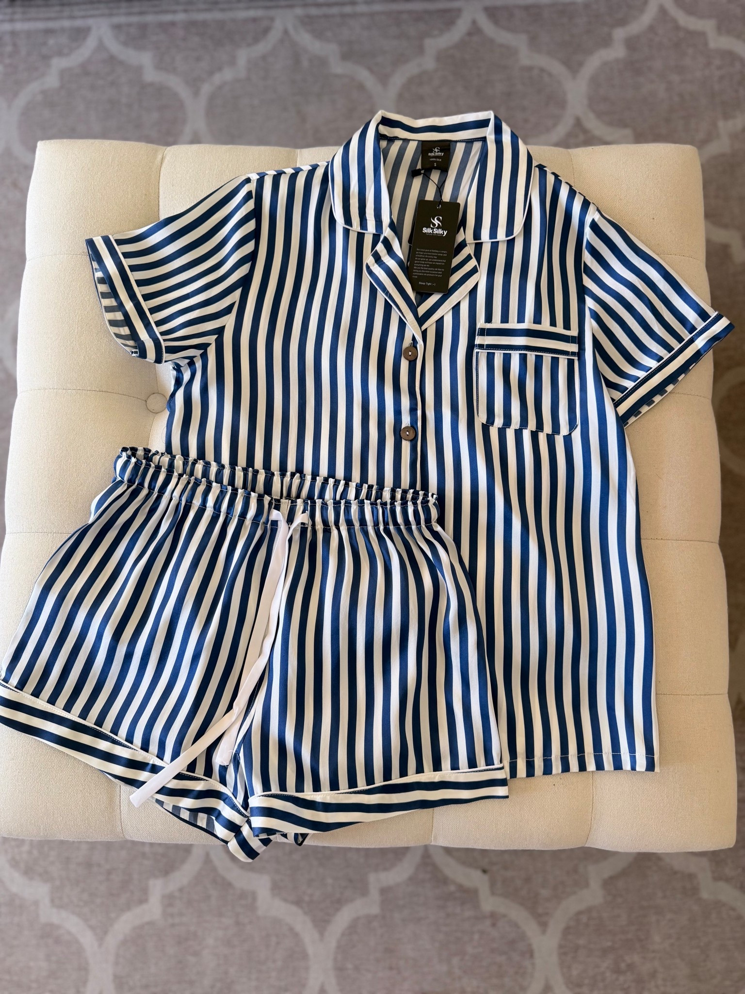 Silk Pajamas for the best sleep! Use promo code: IVY12 for 12% off 

#LTKSaleAlert #LTKselfcare #LTKmorningroutine