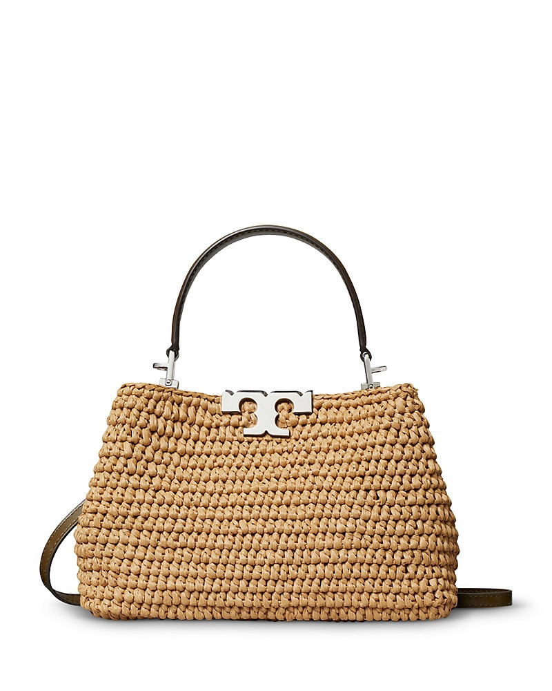 Tory Burch Eleanor Mini Raffia Crossbody Bag | Bloomingdale's (US)
