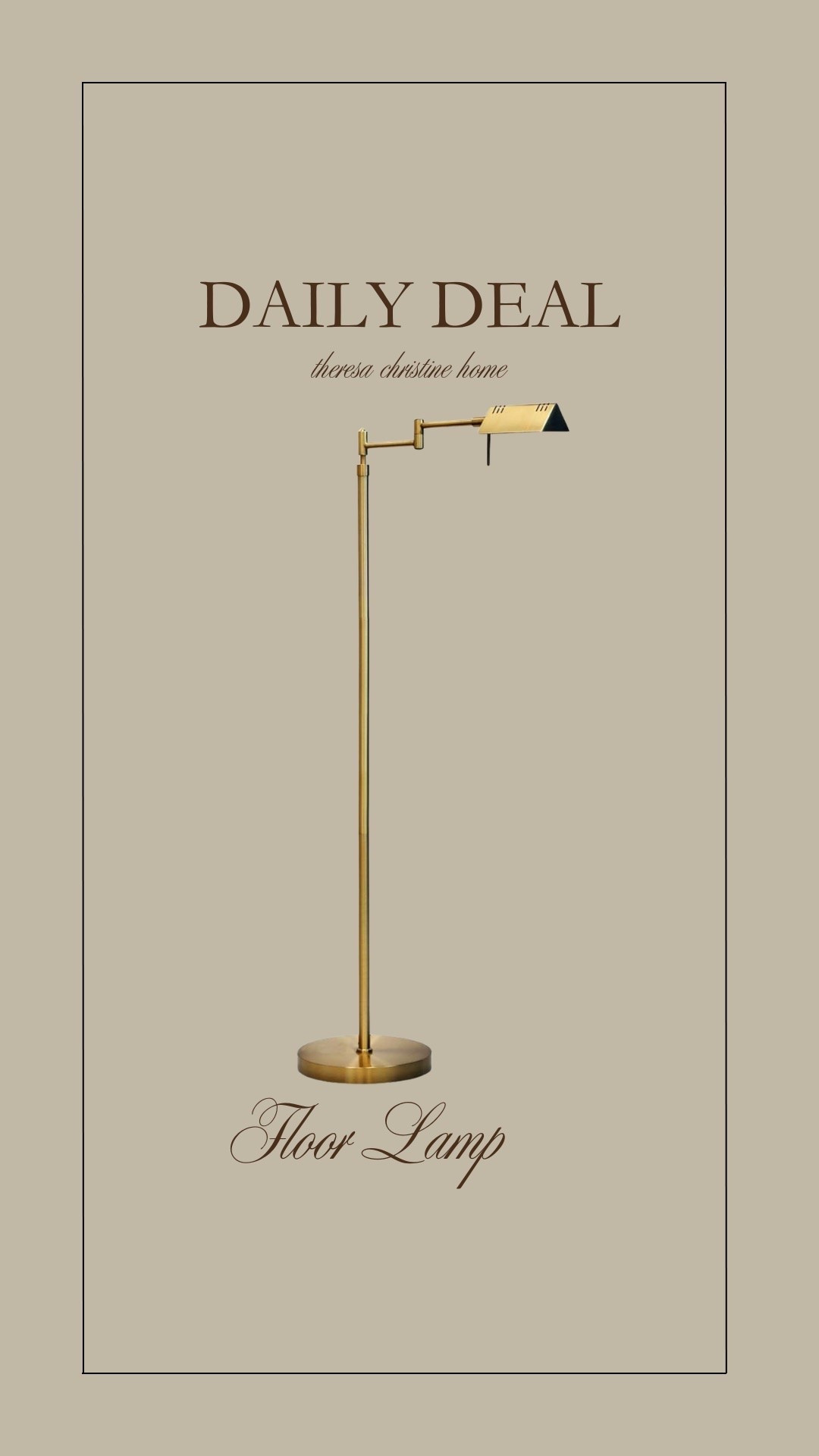 Pharmacy floor lamp from Amazon, daily deal