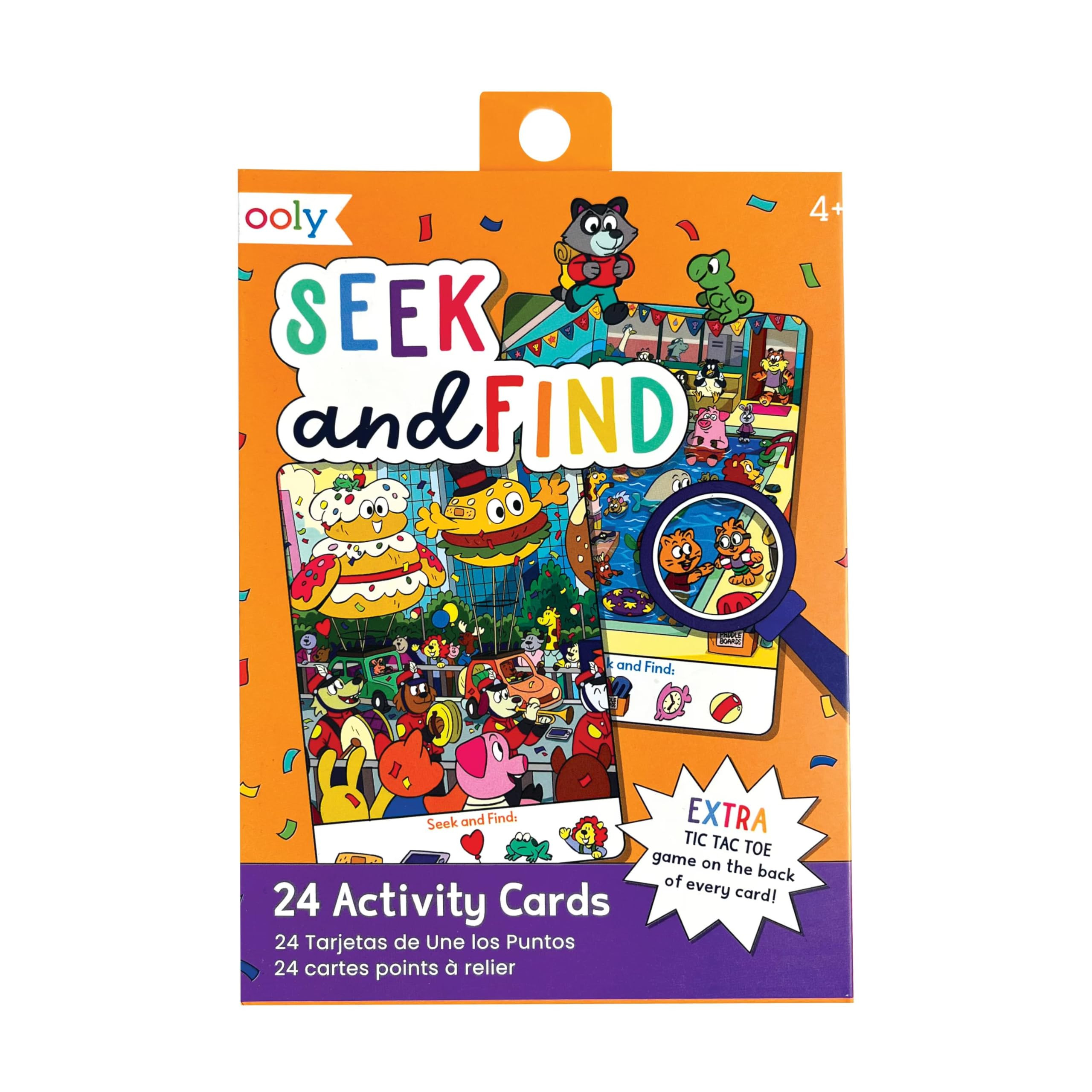 OOLY Seek and Find Activity Cards for Kids - 24 Seek and Find Picture Cards with Fun Themes, Tic ... | Amazon (US)