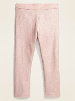 Jersey Shimmer Leggings for Toddler Girls | Old Navy (US)