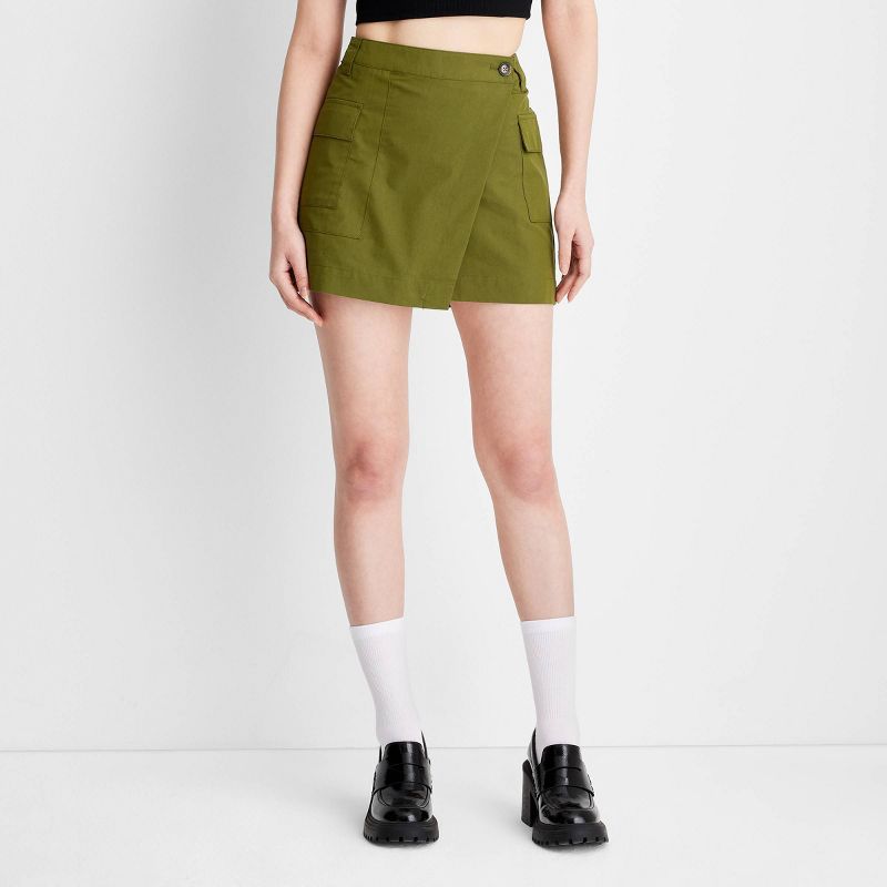 Women's High-Rise Cargo Mini Skirt - Future Collective™ with Gabriella Karefa-Johnson | Target