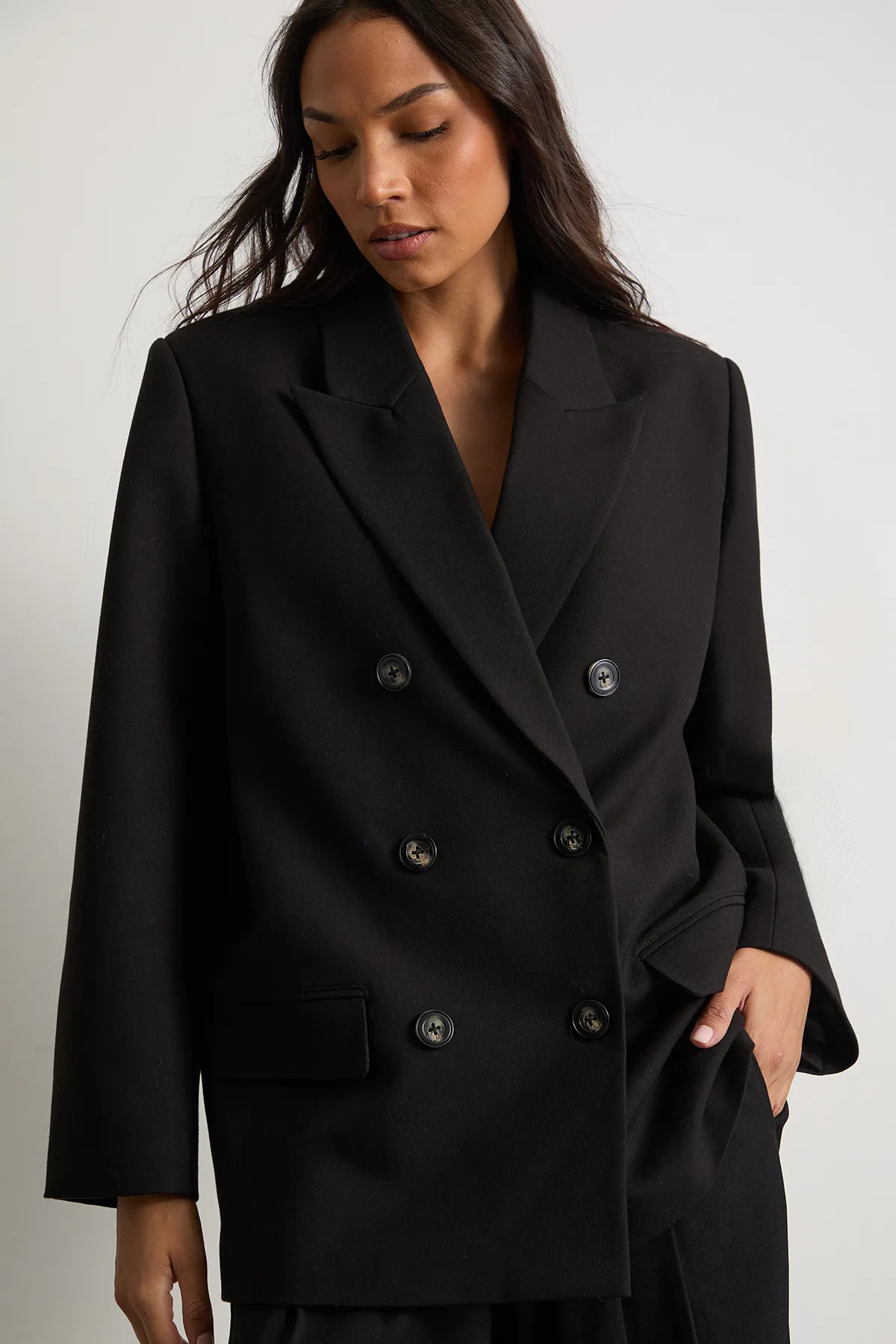 Jackets & Coats | Premium Double Breasted Blazer | Warehouse | NastyGal UK