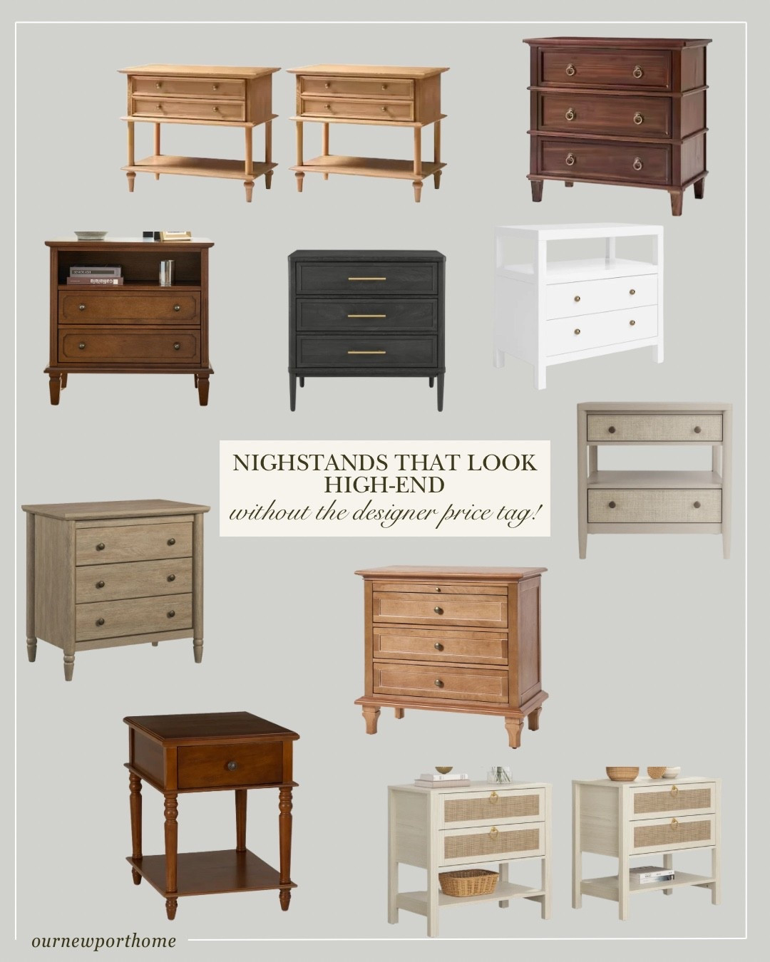 Looking for the perfect nightstand? I rounded up my favorite designer-inspired nightstands that add timeless style, functional storage, and a custom look to any bedroom. From warm wood finishes to modern silhouettes, these are the best nightstands worth adding to your cart right now.

Keywords:
nightstands
best nightstands
wood nightstands
modern nightstands
designer inspired furniture
bedroom furniture
nightstand with drawers
luxury bedroom decor
affordable furniture finds
primary bedroom ideas
bedside table
neutral home decor
high end furniture look for less
bedroom styling ideas

#LTKHome