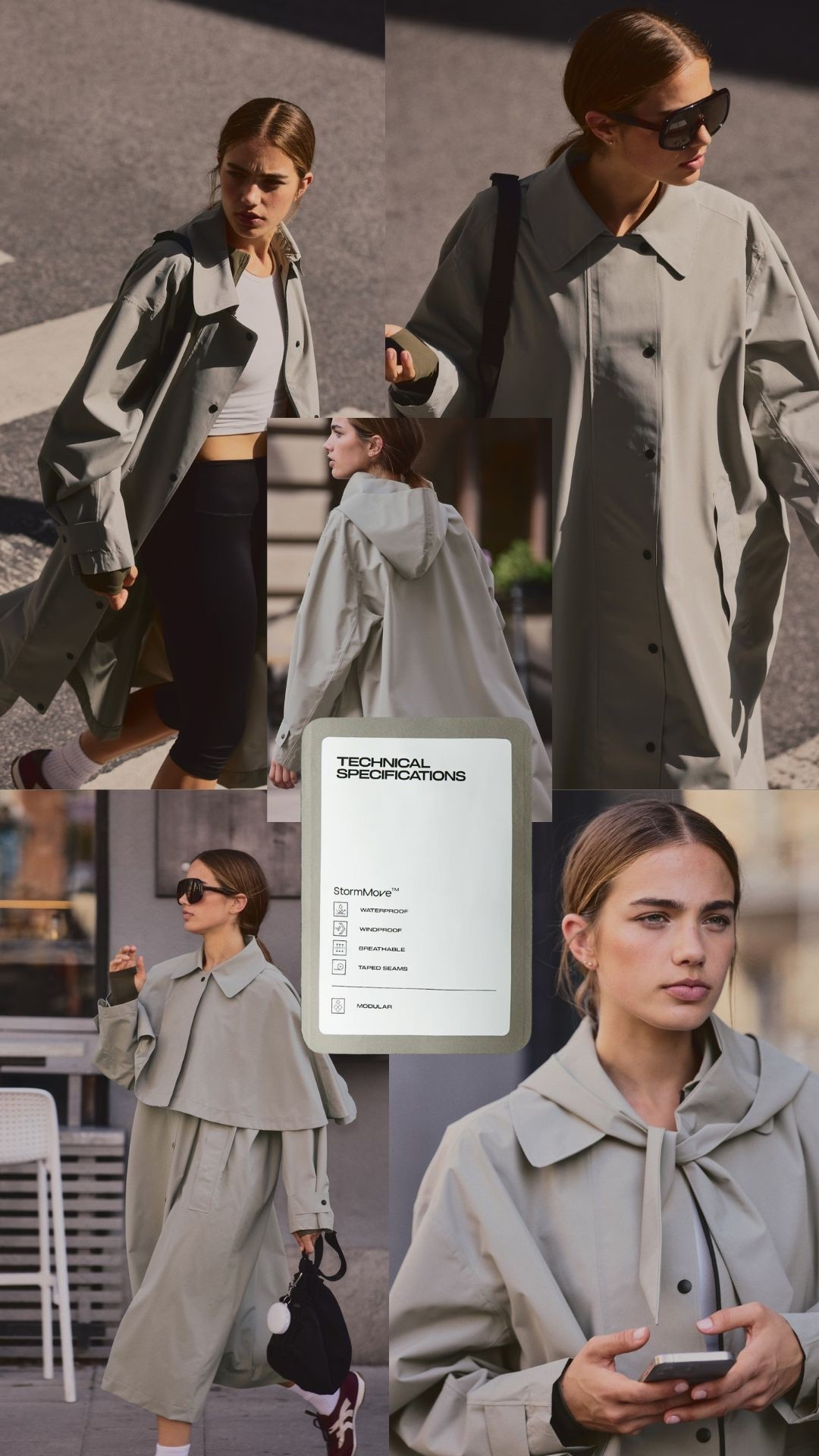 Waterproof, windproof, breathable and can be styled multiple way. The new h&m rain parka 

#LTKeurope #LTKuk #LTKautumn