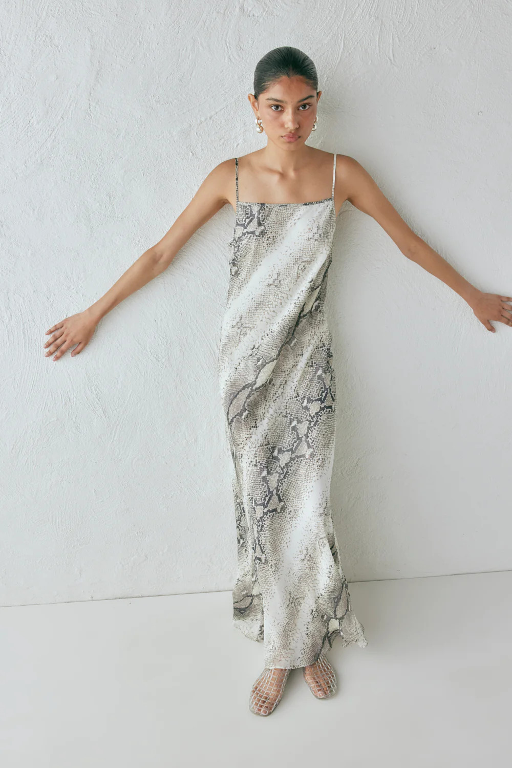 Ema Maxi Dress Snake | VRG Grl