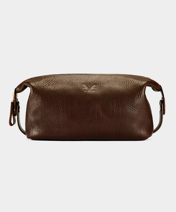 Bennett Winch Leather Washbag | Todd Snyder