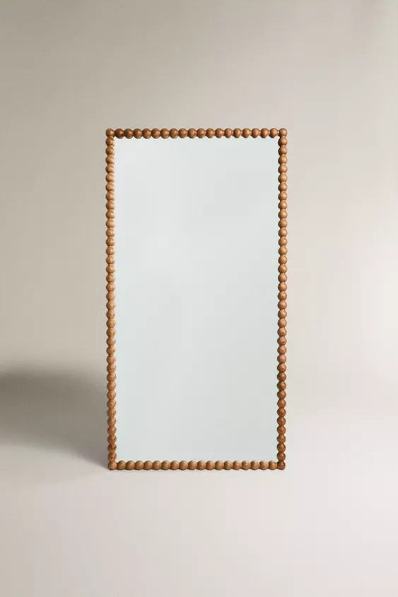 LARGE RECTANGULAR FULL LENGTH MIRROR WITH WOODEN FRAME | Zara US