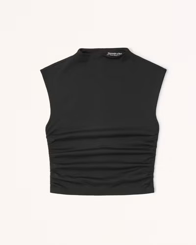 Ruched Shell Top | Abercrombie & Fitch (US)