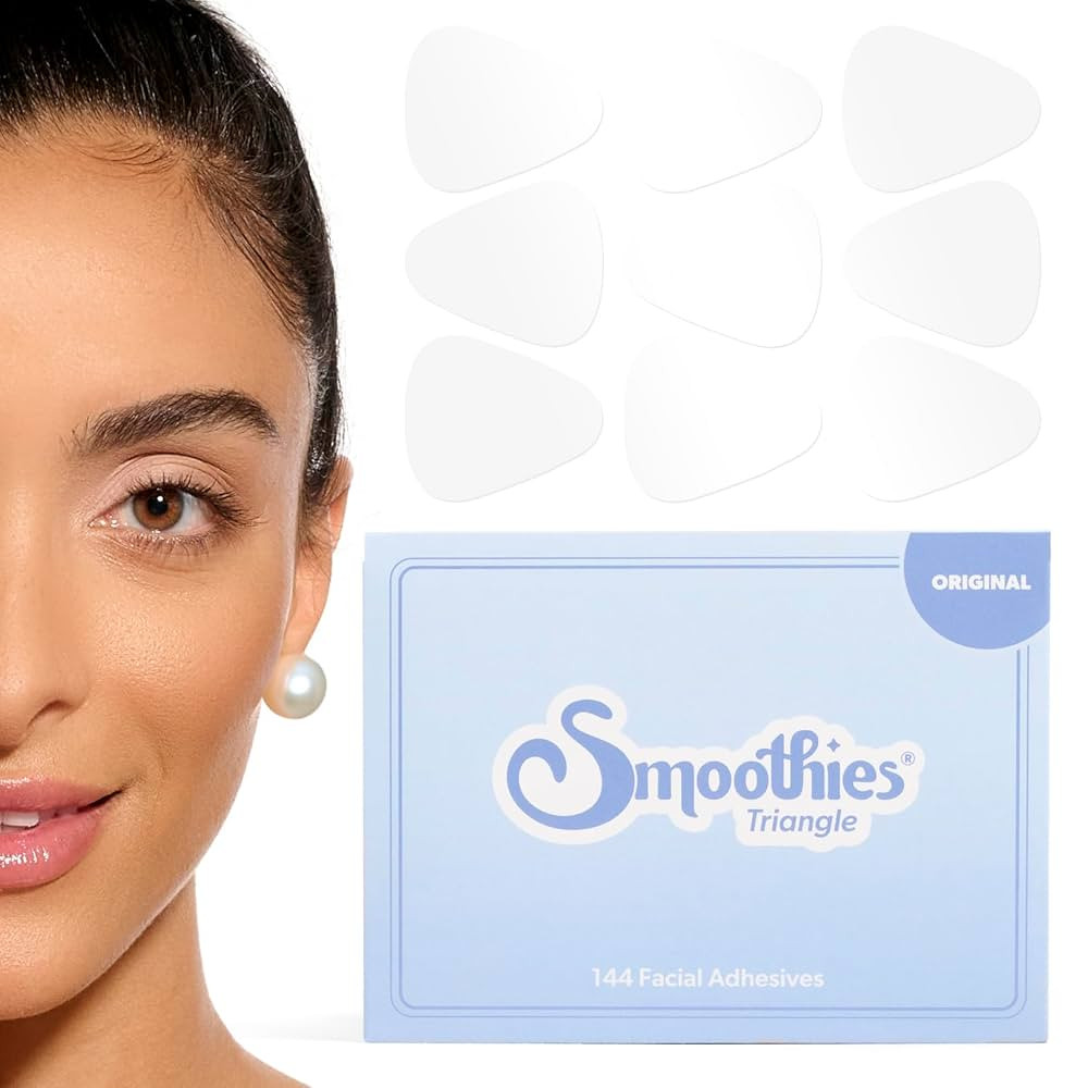 Smoothies Triangle Wrinkle Patches for Face Overnight - Facial Patches for Elevens, Crows Feet an... | Amazon (US)