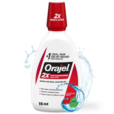 Orajel Toothache Rinse Liquid - 16 fl oz | Target