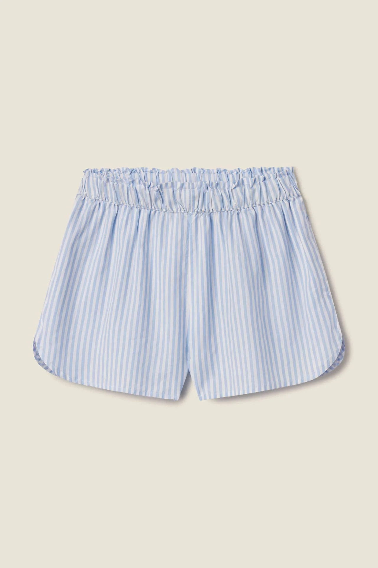Lucy Short Blue Coastal Stripe | TROVATA