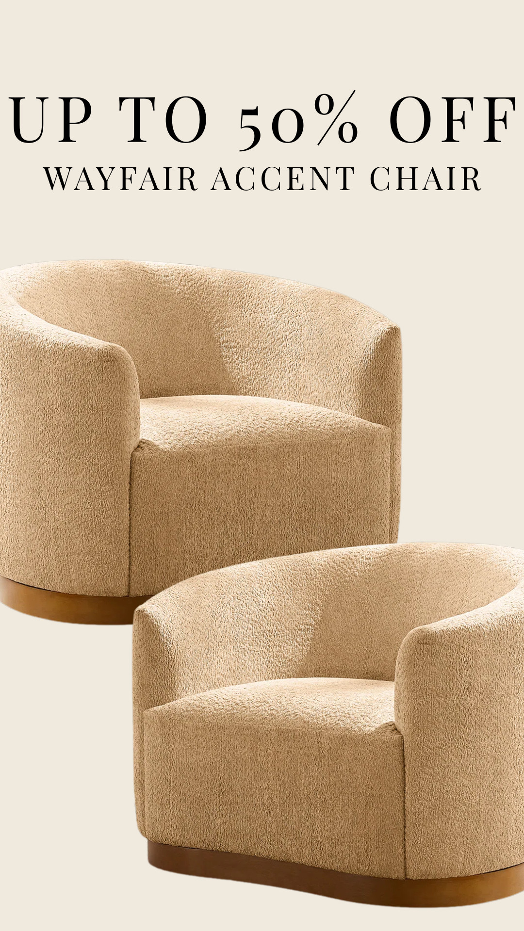 Massive savings on this gorgeous accent chair from Wayfair!

furniture, home decor, interior design #Wayfair 

 #LTKHome #LTKSaleAlert