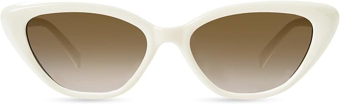 Cat Eye Sunglasses for Women, Vintage Retro Narrow Cateye Frame Trendy Sun Glasses, OP6913 | Amazon (US)