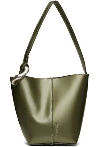 Khaki Small JWA Corner Bucket Bag | SSENSE