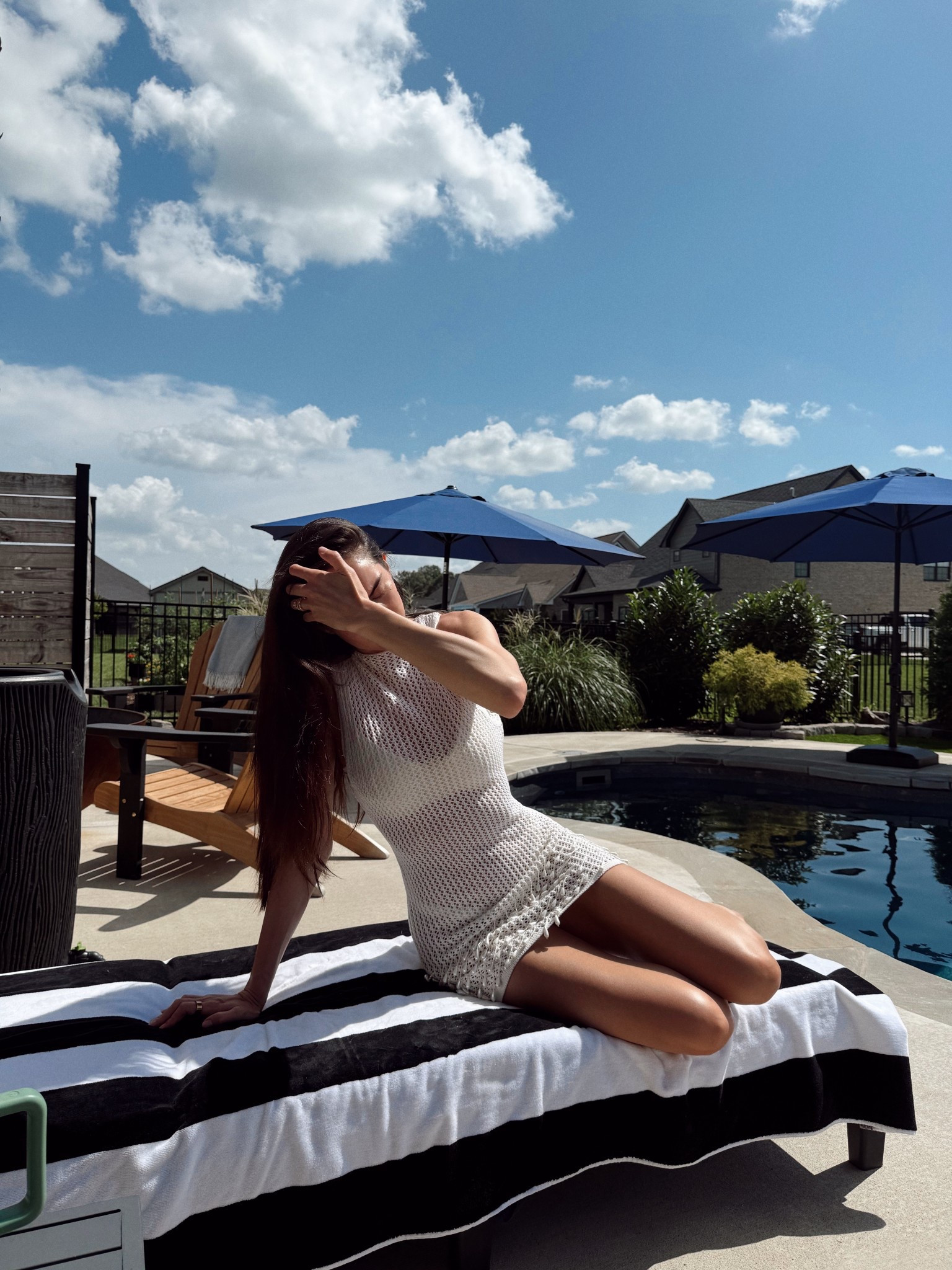 Swimsuit cover up with beaded mesh! So so cute for the summer. 
Wearing a size S-M

#LTKSwim #LTKSeasonal #LTKTravel