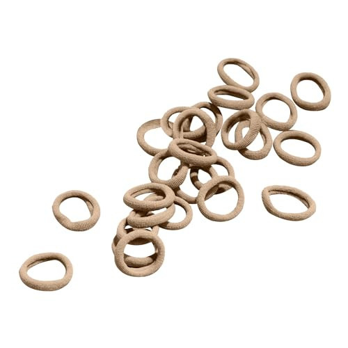 Gimme Beauty No Snag Braid Ends - Seamless Nylon & Spandex Hair Ties for Braids - No-Snag Gentle Hold Design - Zero-Dent, Daily Hair Accessories - 25 Pack, Blonde | Amazon (US)