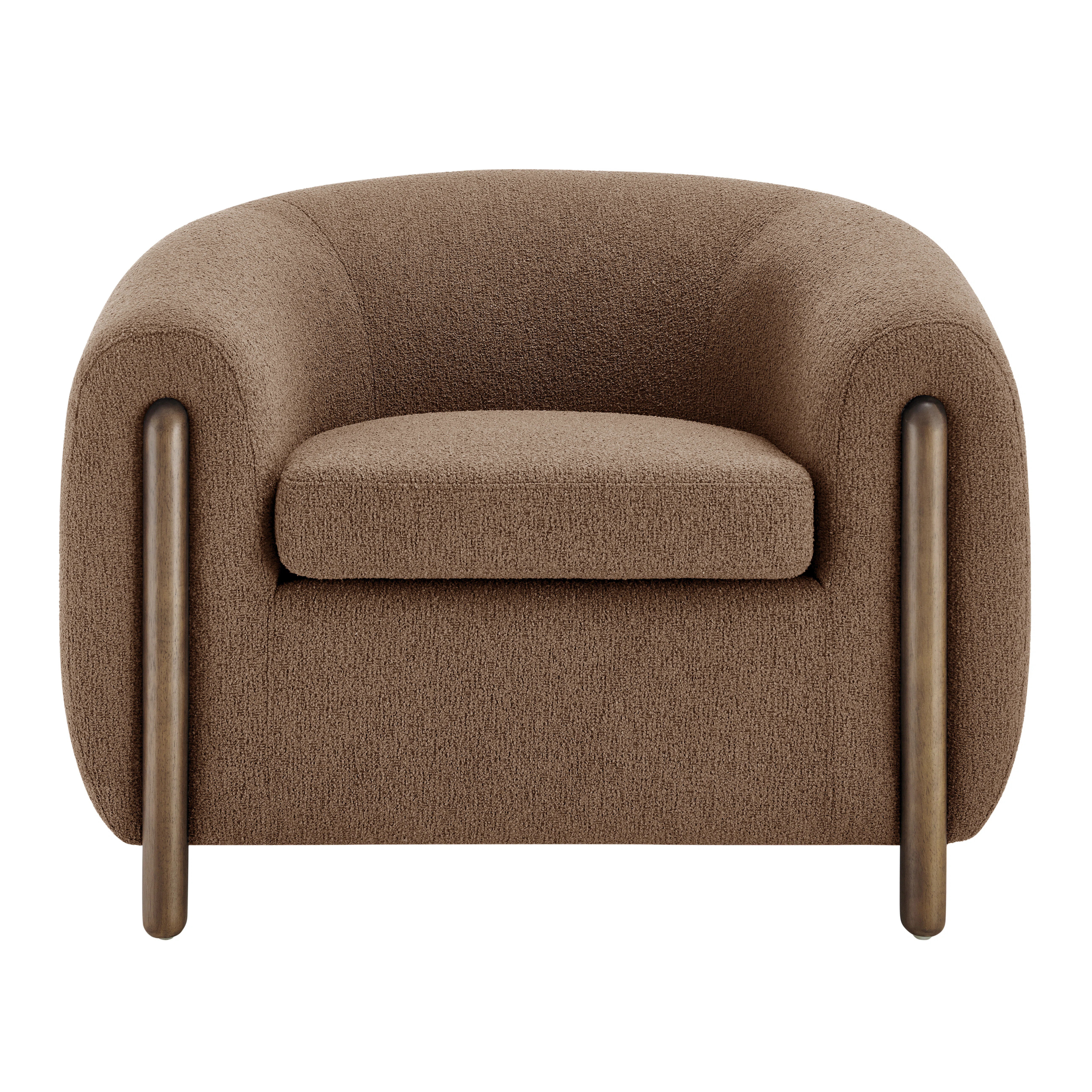 Leamon 38.5 Wide Barrel Chair | Wayfair North America