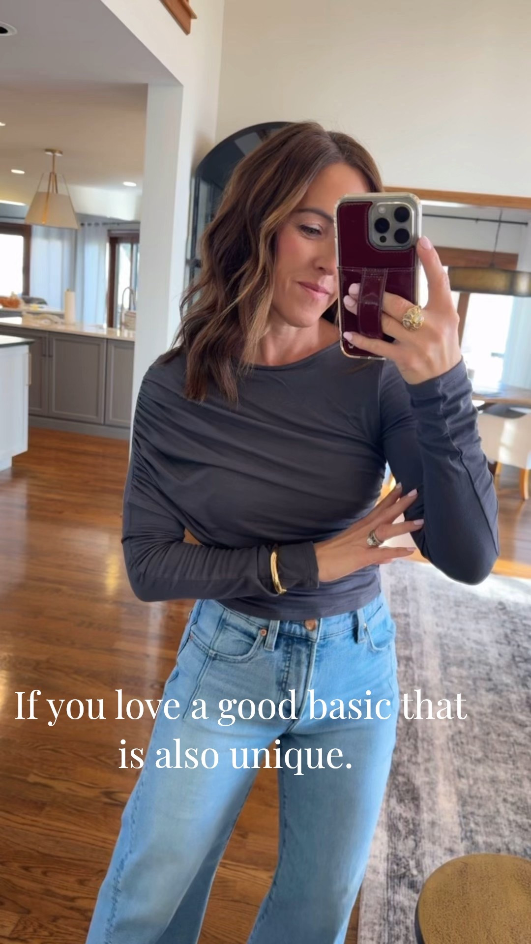 Must have tee. Style with sweatpants and sneakers or dress up for date night. 
Love the unique one shoulder drape. 
XS here 

#LTKSeasonal