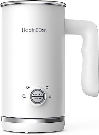 HadinEEon Milk Frother, 4 in 1 Electric Milk Frother and Steamer, Automatic Milk Foam Maker & War... | Amazon (US)