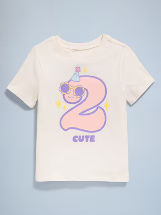 Birthday Graphic T-Shirt for Toddler Girls | Old Navy (US)