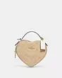Heart Crossbody In Signature Canvas | Coach Outlet
