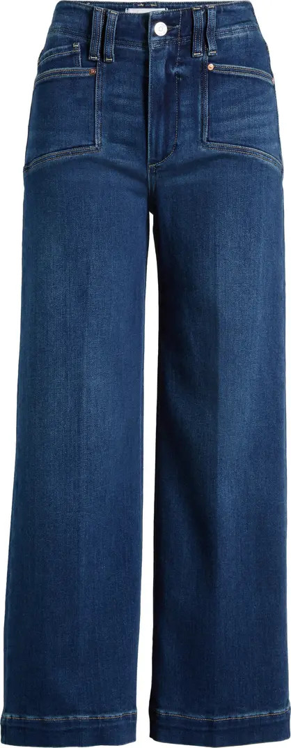 Anessa High Waist Ankle Wide Leg Jeans | Nordstrom
