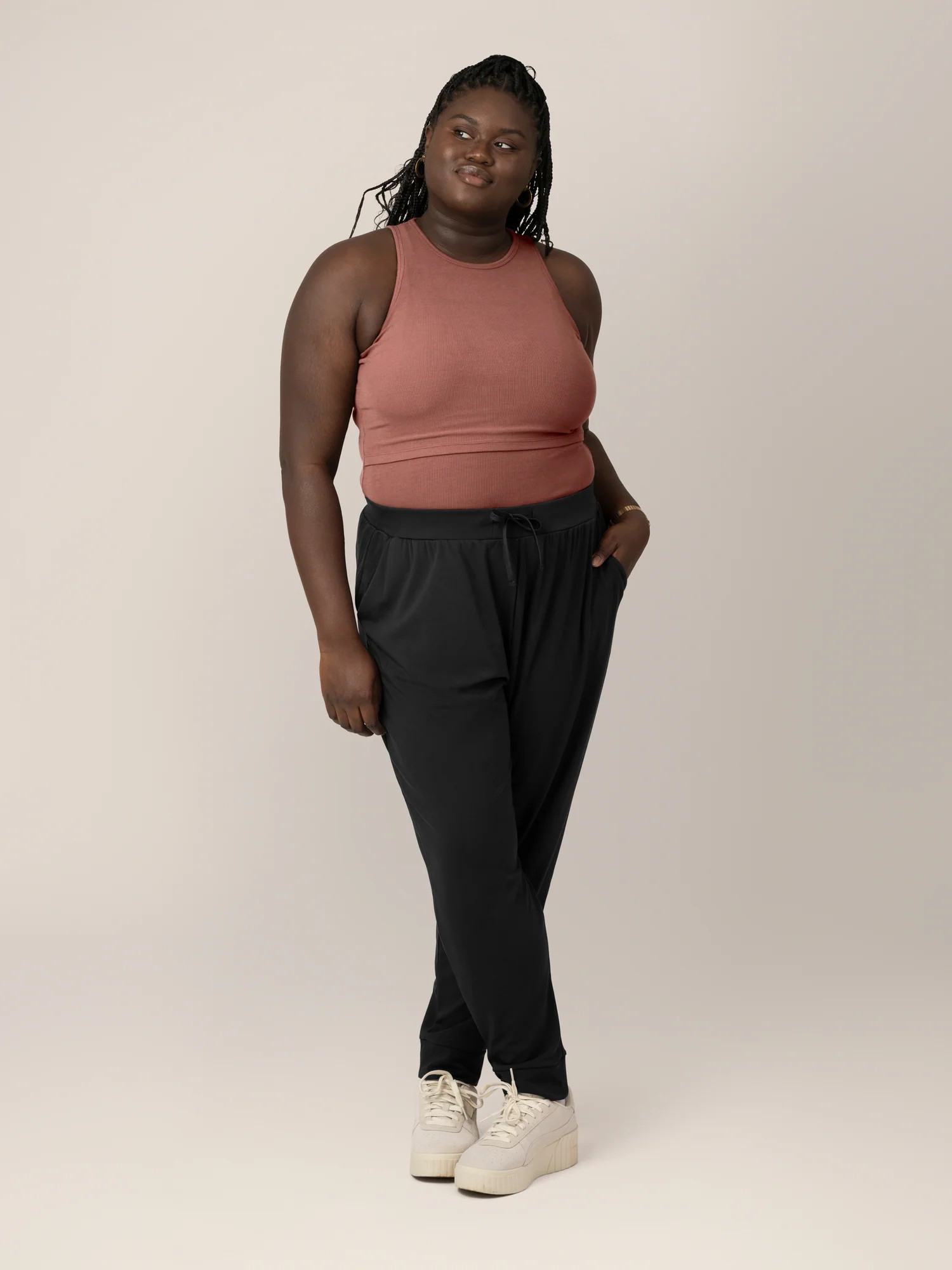 Bamboo Maternity & Postpartum Jogger | Black - Kindred Bravely | Kindred Bravely