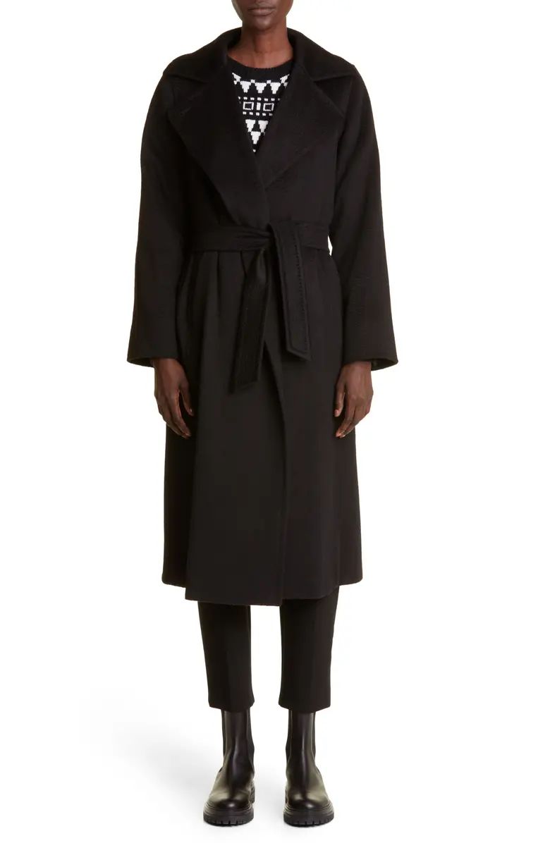 Manuela Camel Hair Wrap Coat | Nordstrom